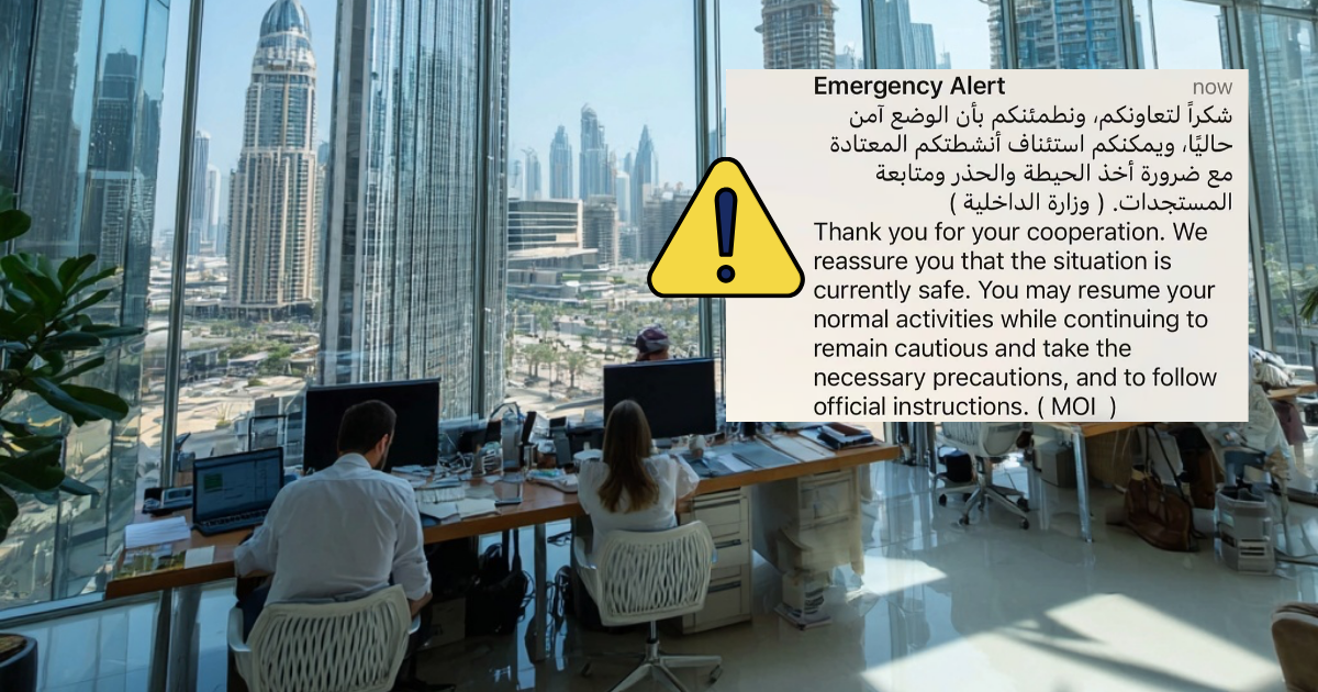 Here's What To Do If You Receive An Alert While At Work